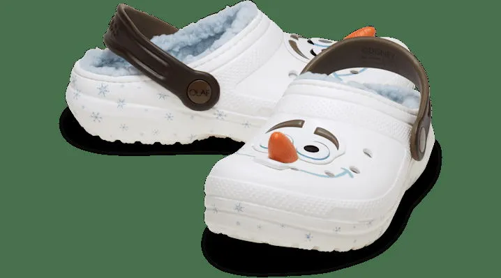 Crocs Crocs kids Disney Frozen Olaf Lined Classic Clogs Multi 28