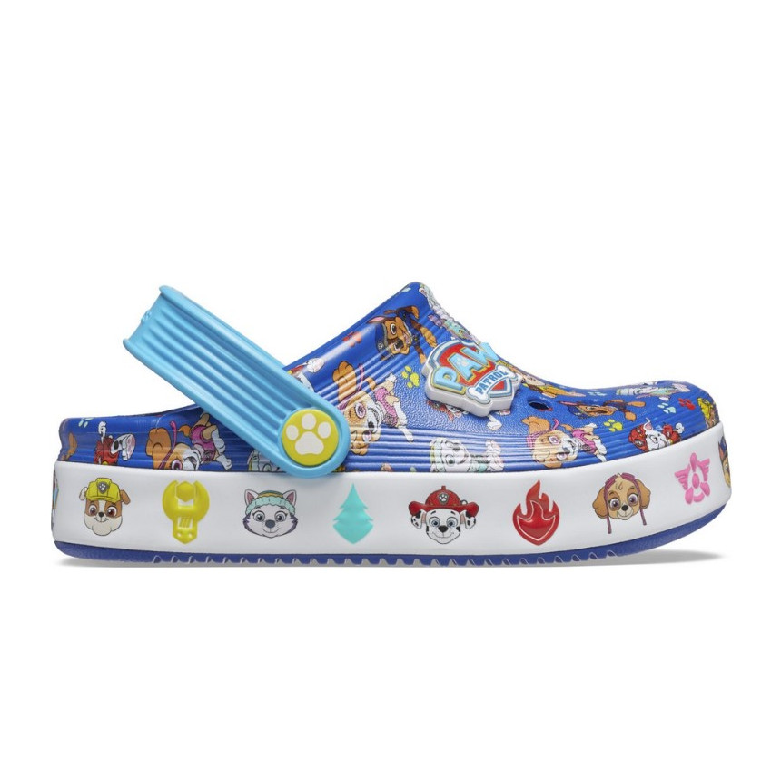 Crocs Paw Patrol Off Court Clog T Blue Para Niños