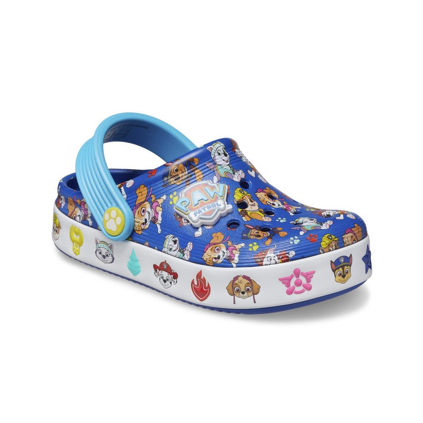 Crocs Paw Patrol Off Court Clog T Blue Para Niños