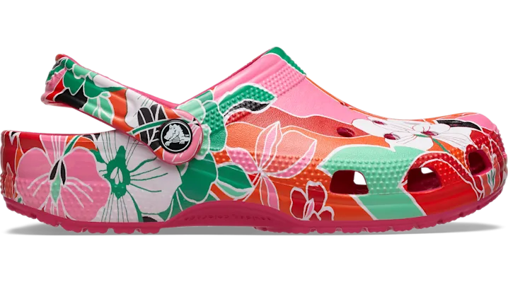 Crocs Woodcut Floral Clogs