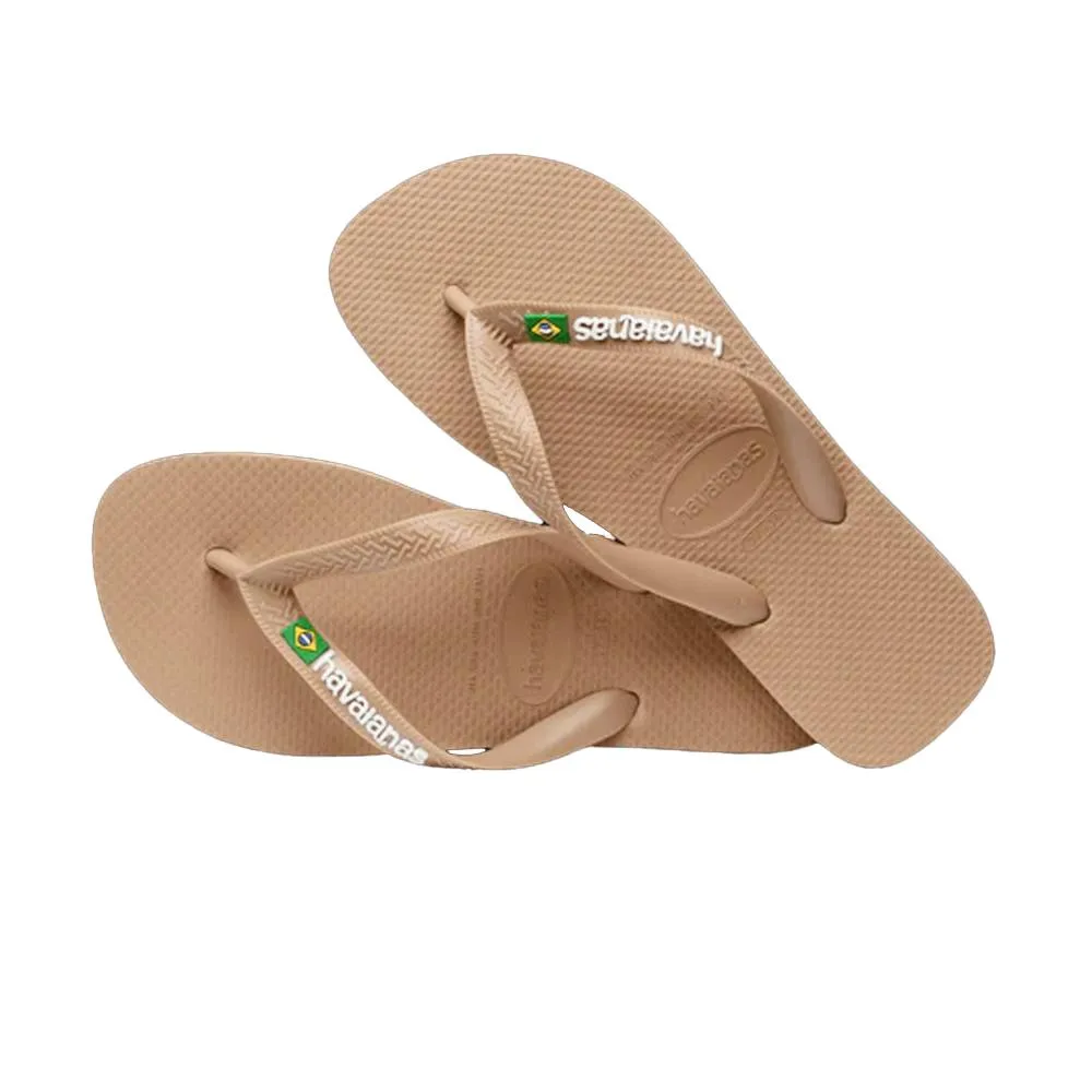 havaianas ojotas mujer - BRASIL LOGO 3581 ROSE GOLD