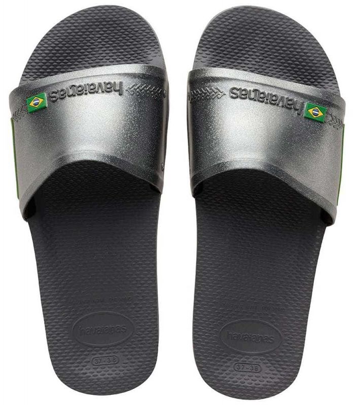 Havaianas Slide Brasil Grafite