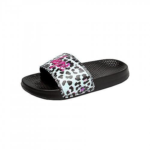 Hype Niños / Niños Leopard Print Sliders