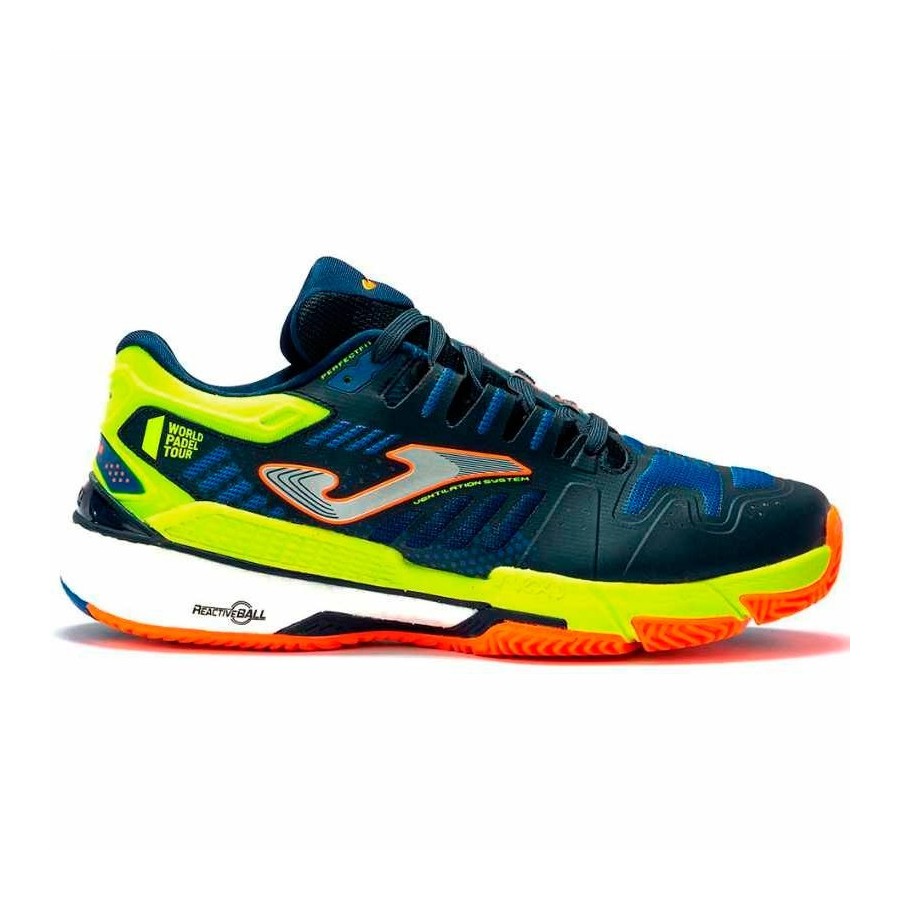 Joma T.SLAM MEN 2204 WORLD PADEL TOUR Royal Lemon Fluor