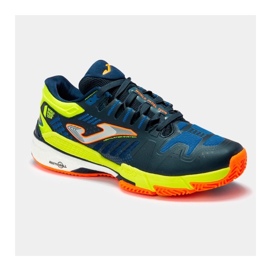 Joma T.SLAM MEN 2204 WORLD PADEL TOUR Royal Lemon Fluor