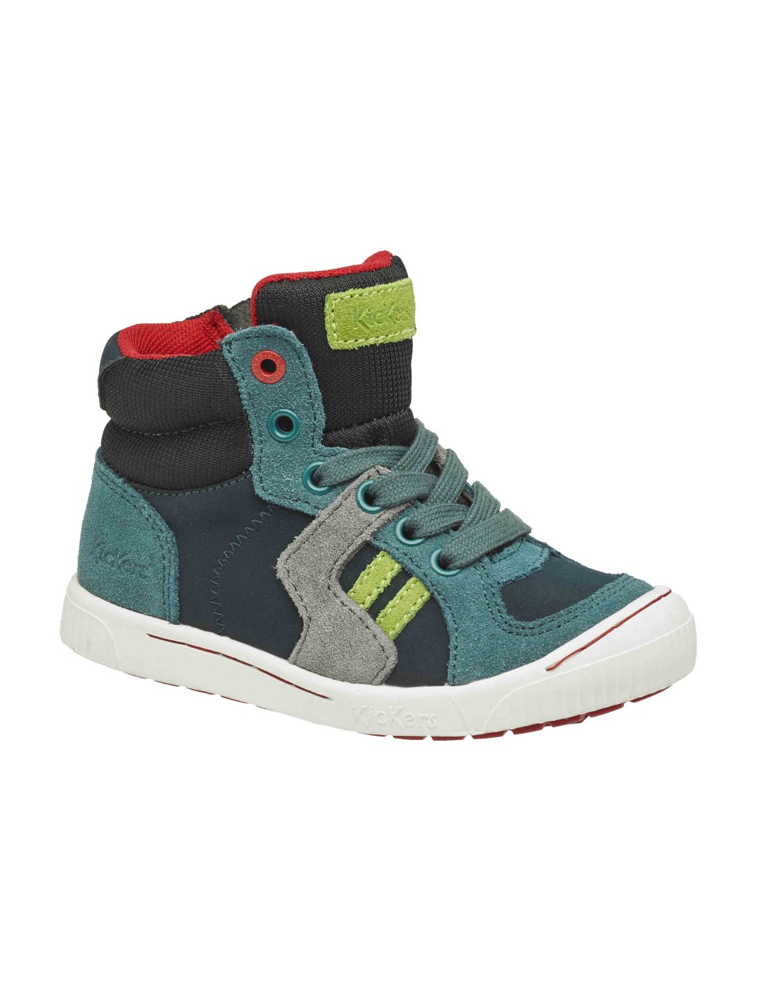 kickers bota ZIGUERS- gris, azul