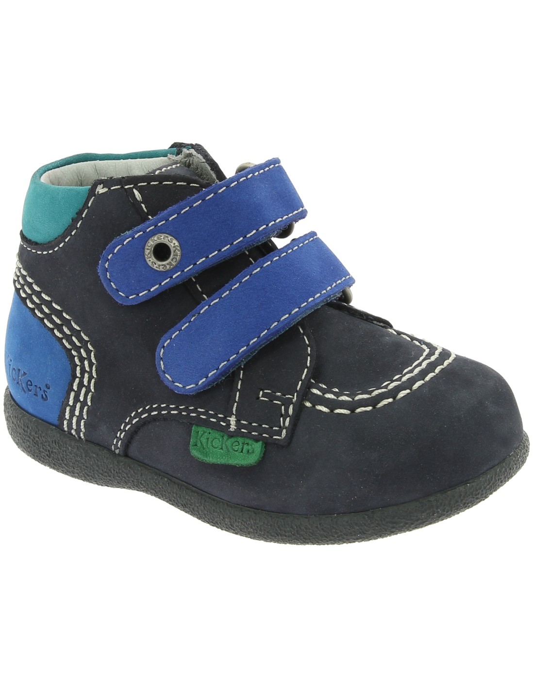 kickers botín BABYSCRATCH - azul, rojo