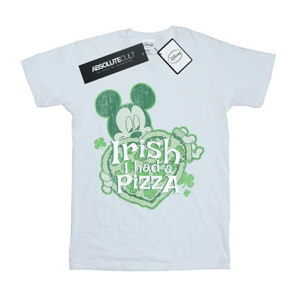 Mickey Mouse Shamrock Pizza