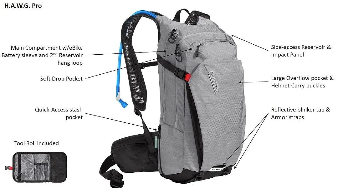 mochila Camelbak Hawg Pro 20 - Black