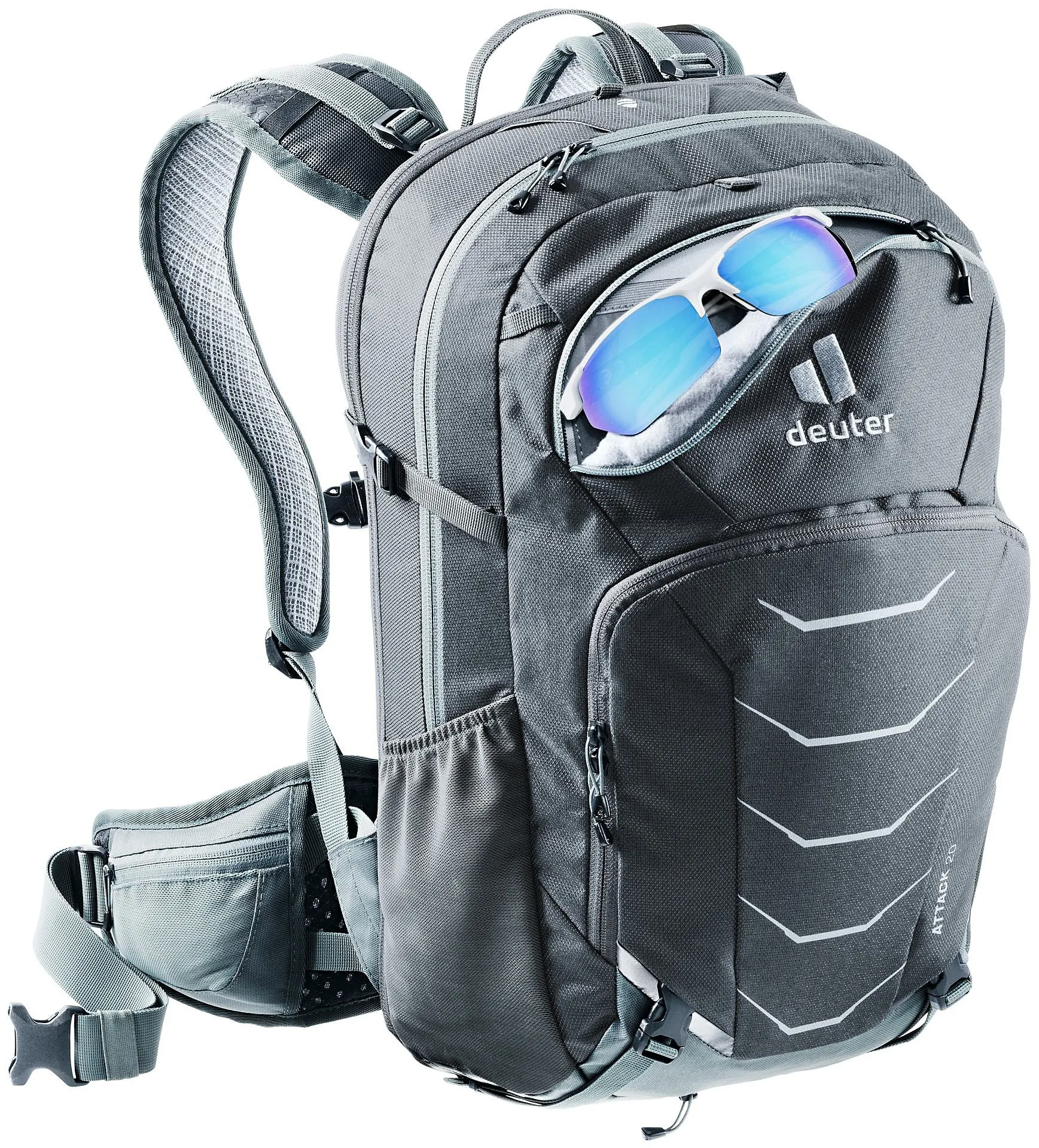 mochila Deuter Attack 20 - Graphite/Shale