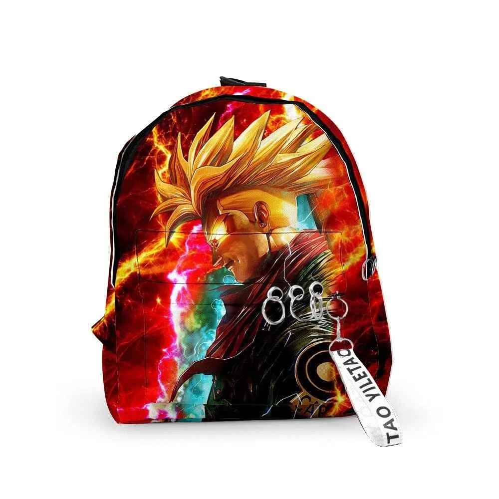 Mochila Dragon Ball Super Mirai Trunks SSJ