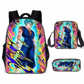 Mochila Dragon Ball Super Vegeto SSJ Azul