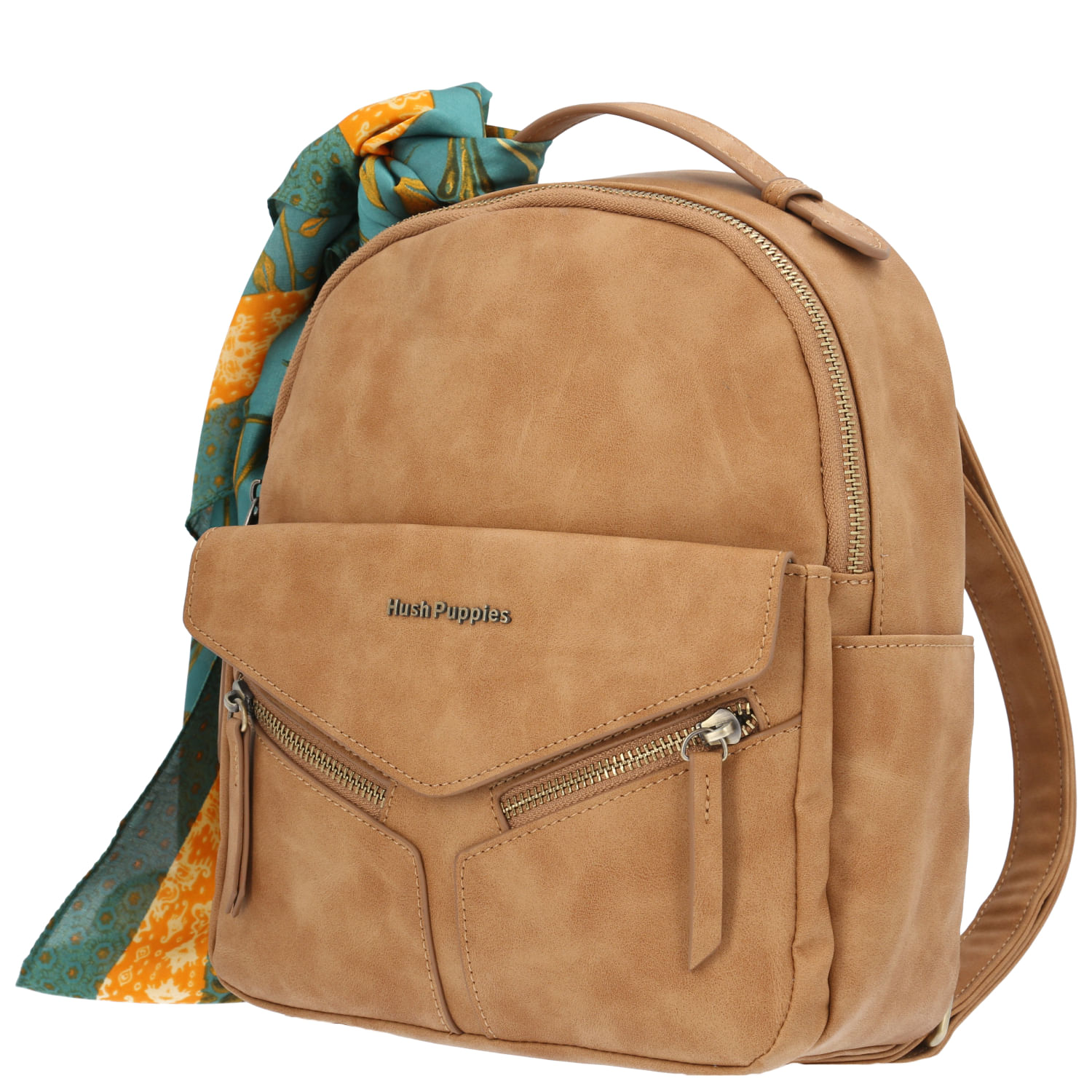 Mochila Ecocuero Mujer Cliffton Back Café Hush Puppies