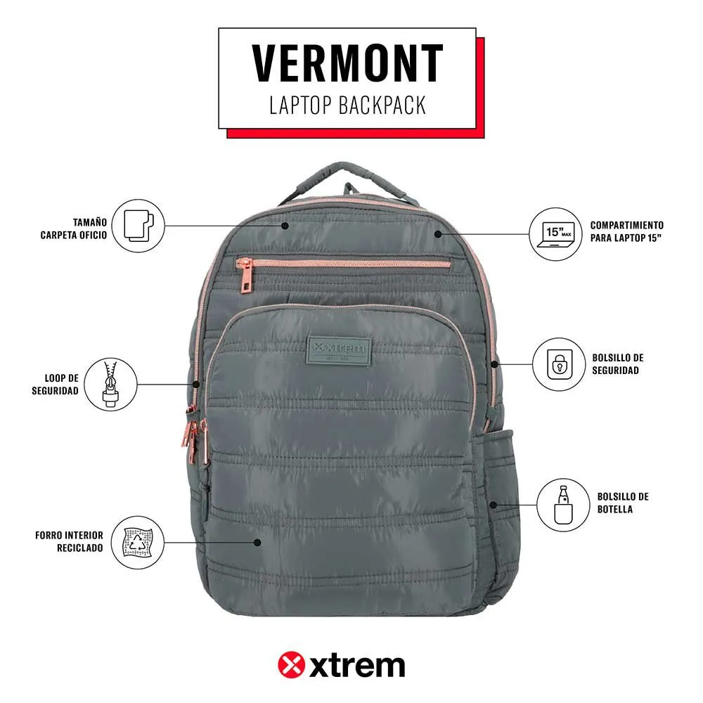 Mochila Notebook Xtrem Vermont 5XT Gris 15"