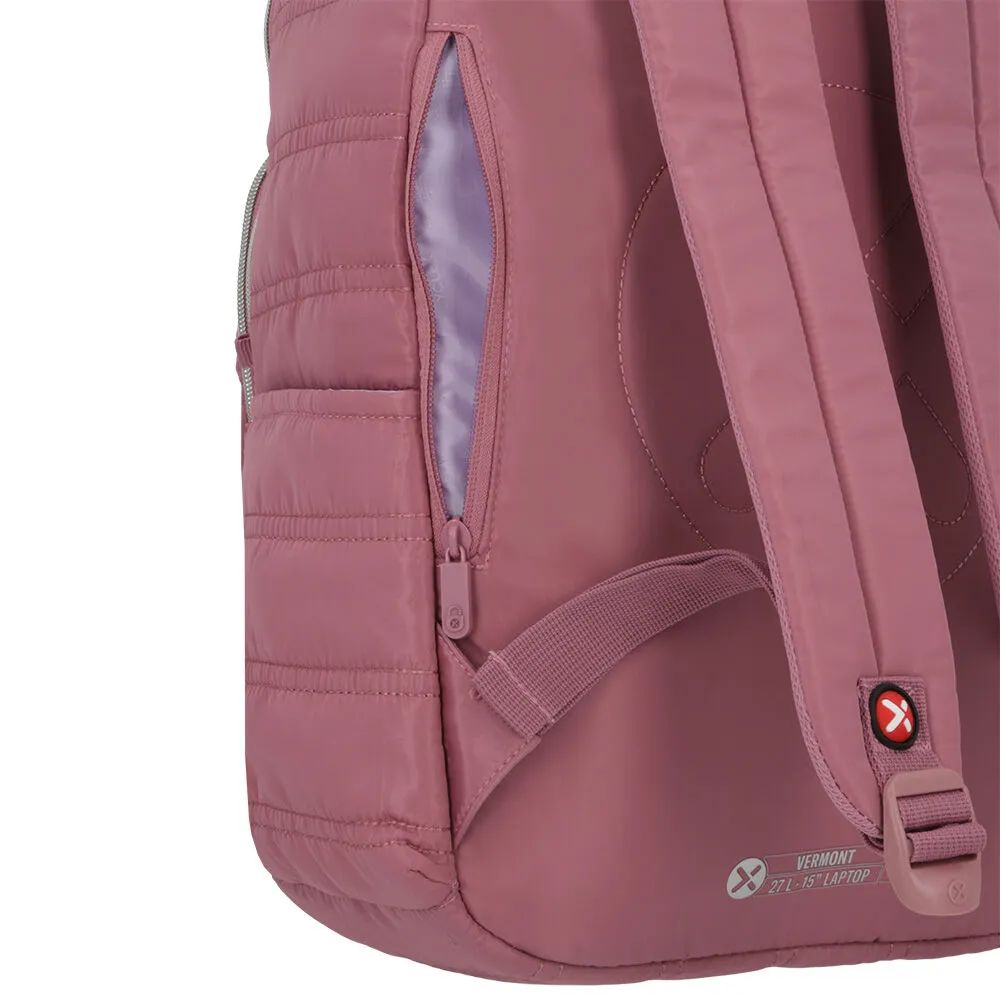 Mochila Notebook Xtrem Vermont 5XT Rosado/Plateado 15"