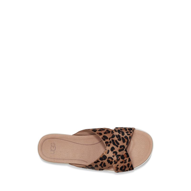 Mules Ugg Kari Leopard (Tan) mujer