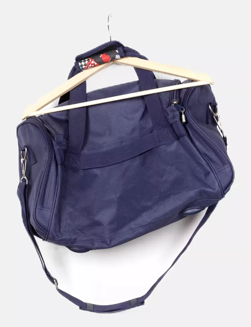 NoName Mochila azul estampada