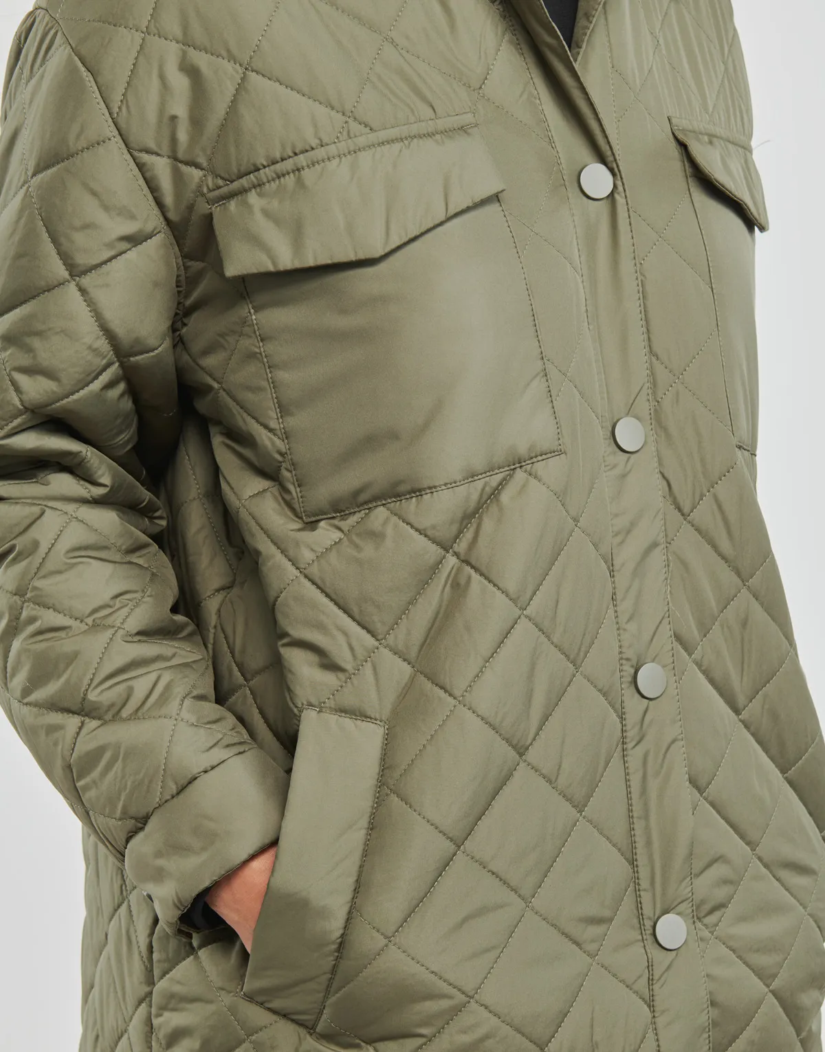 ONLNEWTANZIA LONG QUILT SHACKET CC OTW