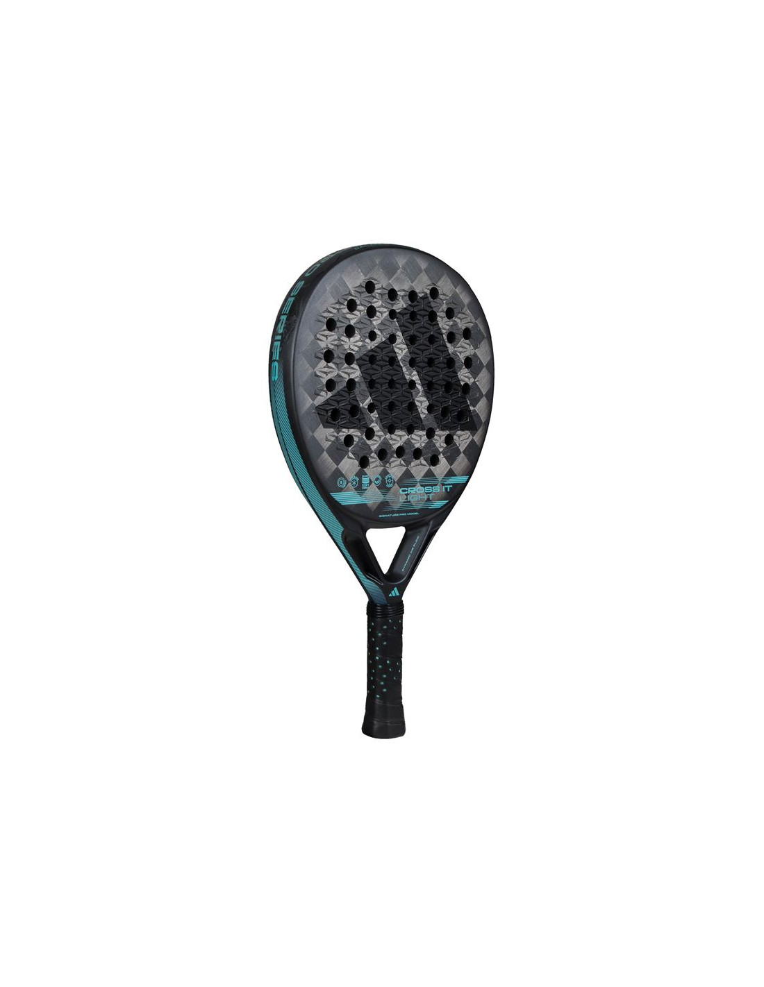 Pala de Padel adidas Cross It Light Black/Pulseaqua