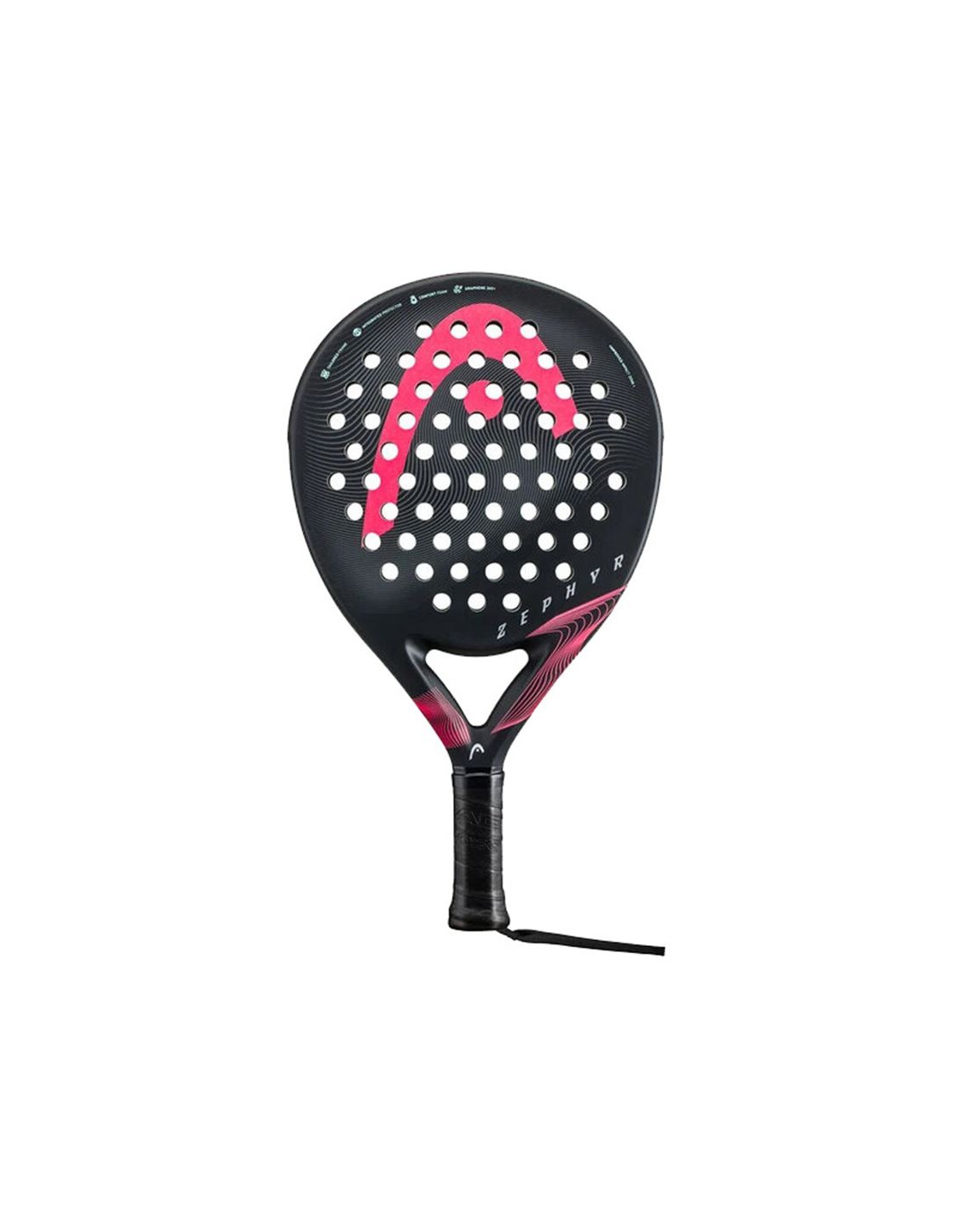 Pala de Padel Head Zephyr 2023 Negro