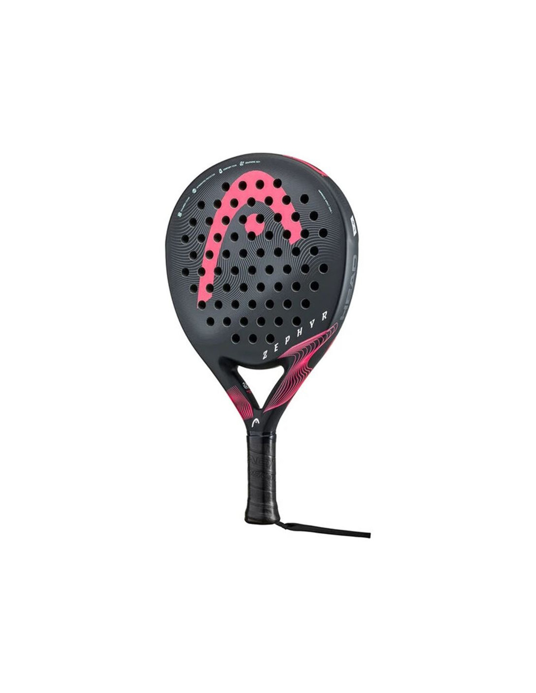 Pala de Padel Head Zephyr 2023 Negro