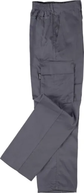 Pantalón Elástico en cintura Gris