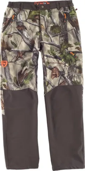 Pantalón Softshell combinado Camuflaje Bosque / Verde / Marrón