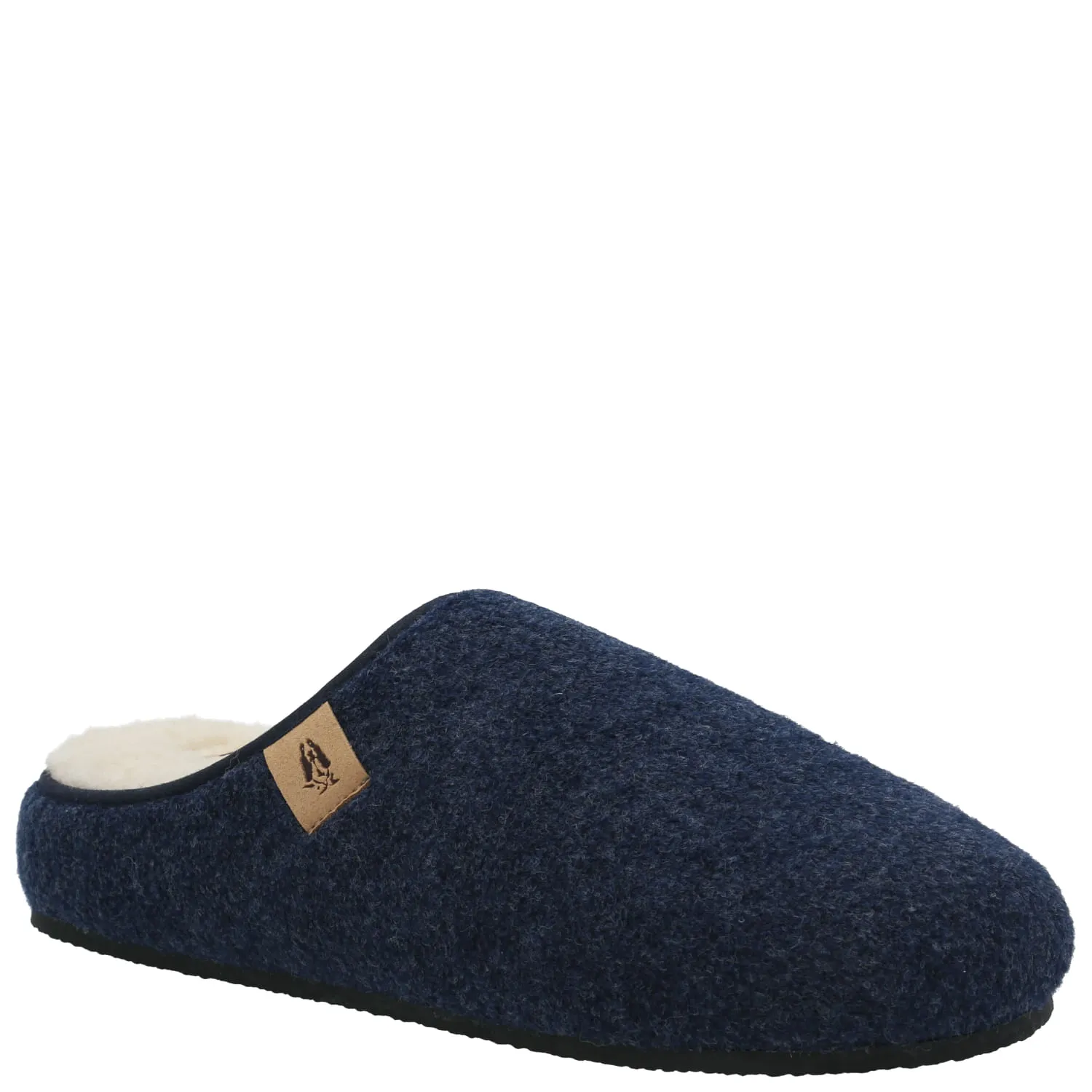 Pantufla Fieltro Hombre Hp Slipper Felt Azul  Hush Puppies