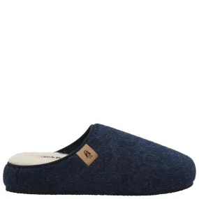 Pantufla Fieltro Hombre Hp Slipper Felt Azul  Hush Puppies