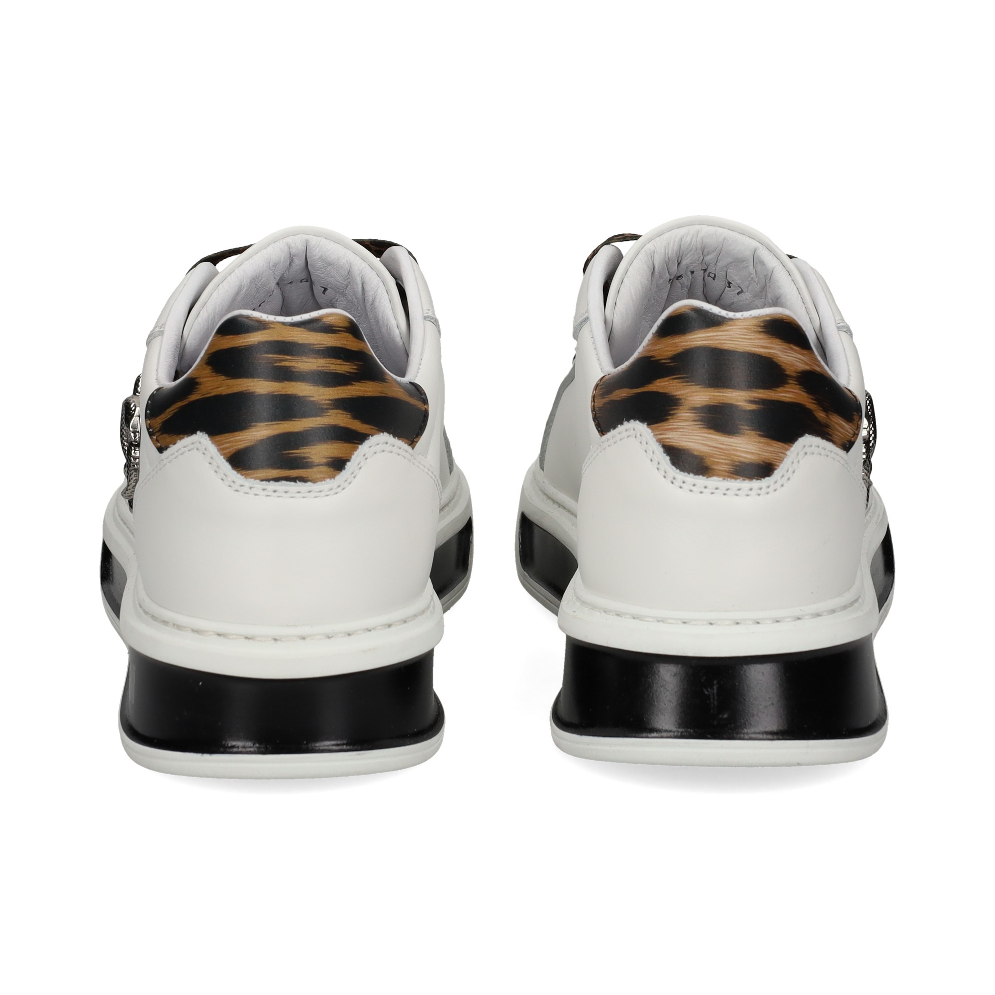 ROBERTO CAVALLI Zapatillas de Mujer WHITE LEOPARD