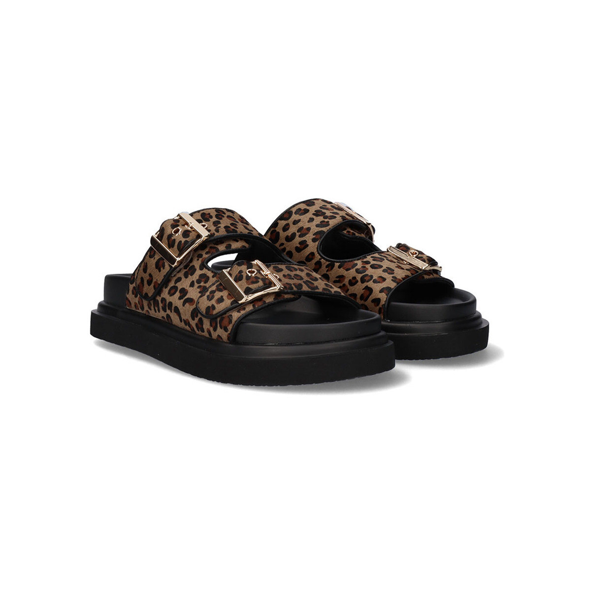 SANDALIA PLANA EXÉ HS53023-2 LEOPARD BEIGE