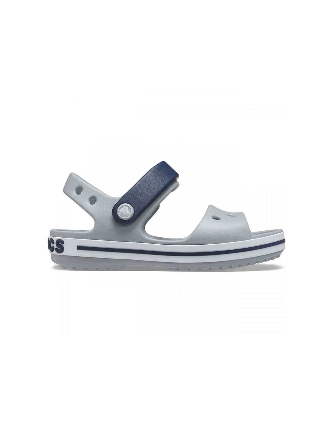 Sandalias Crocs Crocband Light Grey/Navy Infantil