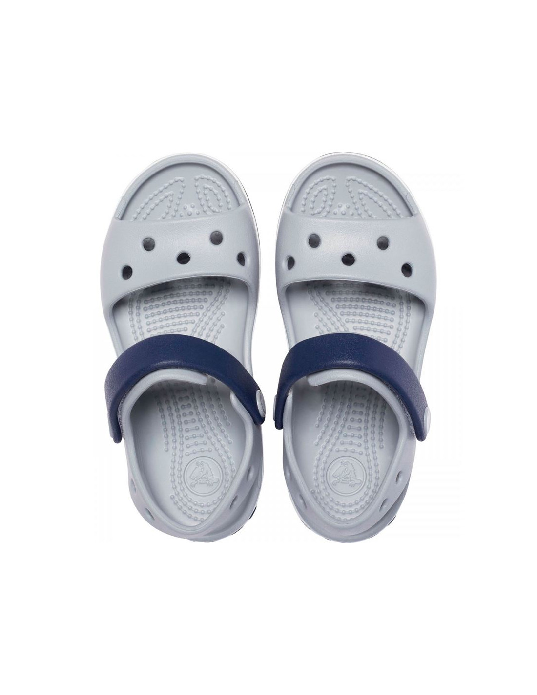 Sandalias Crocs Crocband Light Grey/Navy Infantil