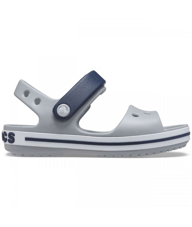 Sandalias Crocs Crocband Light Grey/Navy Infantil