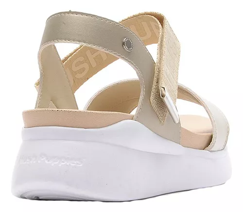 Sandalias Hush Puppies Tymus Mujer Cuero 641279 Full Empo