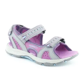 Sandalias Merrell Panther Gris-Fucsia