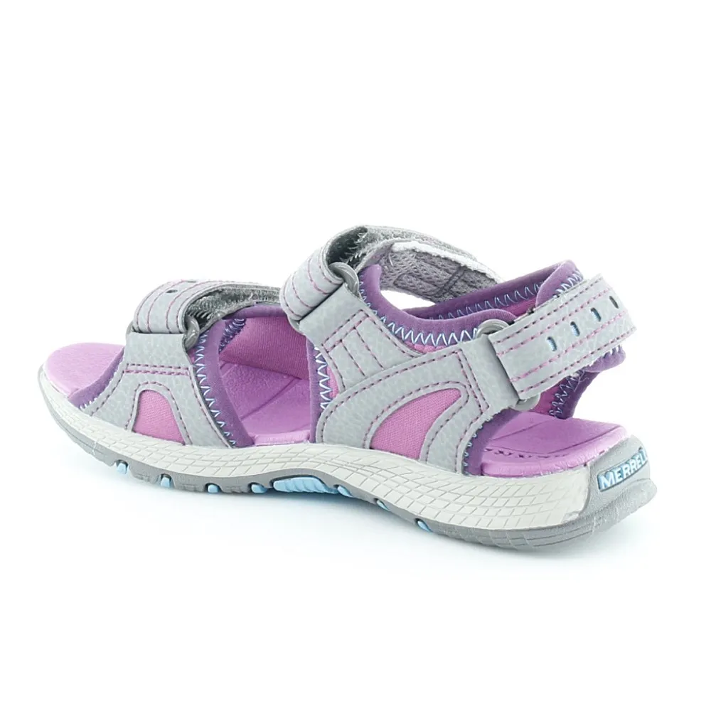 Sandalias Merrell Panther Gris-Fucsia