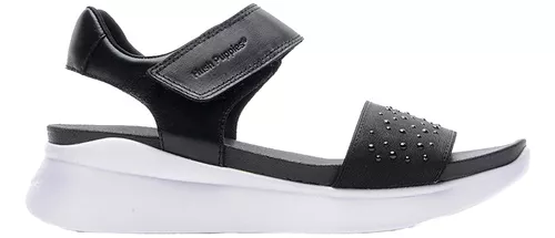 Sandalias Mujer Hush Puppies Tor Negras Hsn640279 Empo2000