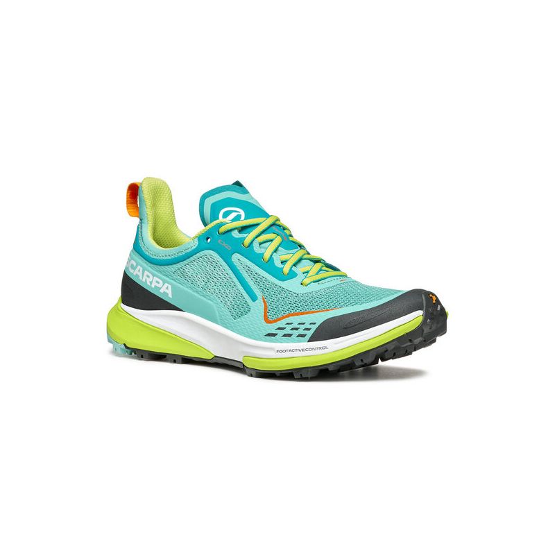 Scarpa Golden Gate Kima RT (Turquoise Sunny Lime) Zapatos trail/unning Mujer