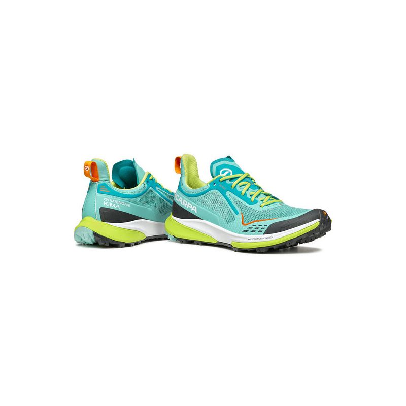 Scarpa Golden Gate Kima RT (Turquoise Sunny Lime) Zapatos trail/unning Mujer