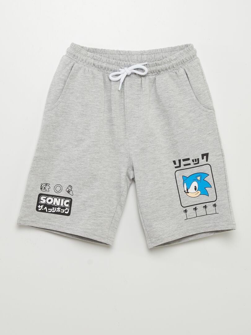 Short 'Sonic' de chándal ligero - GRIS