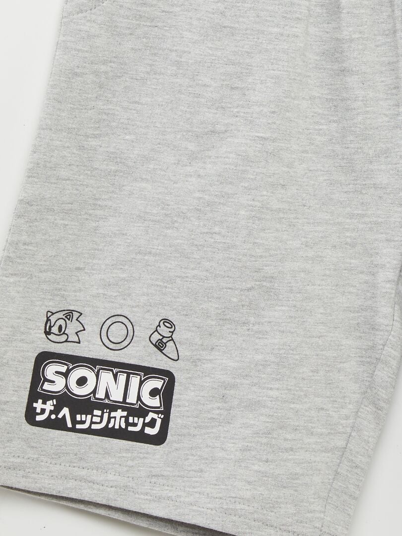 Short 'Sonic' de chándal ligero - GRIS