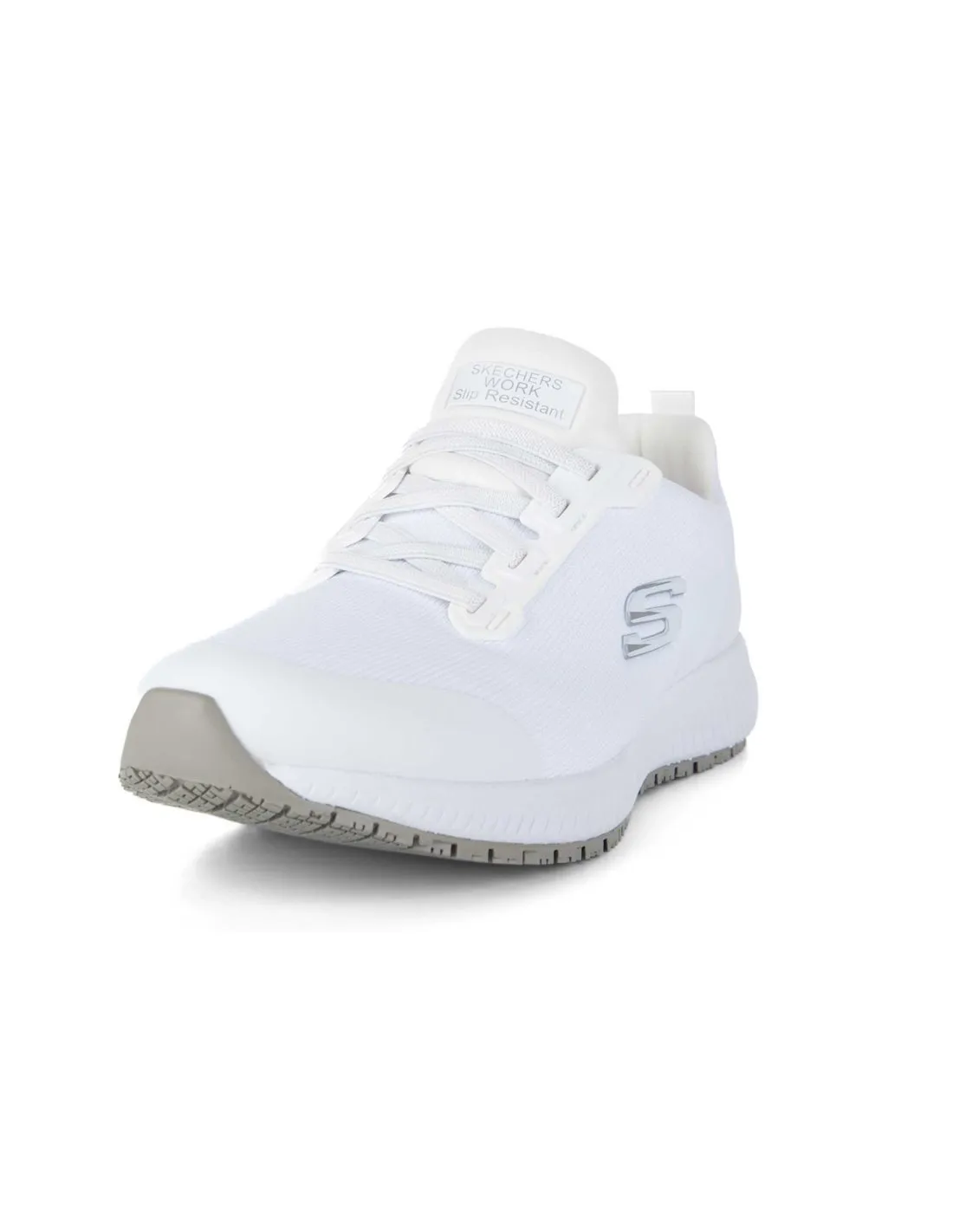 SKECHERS - Zapatillas blancas Squad SR Work Mujer