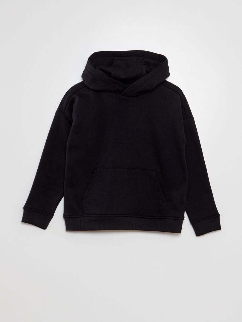 Sudadera de chándal con capucha - NEGRO