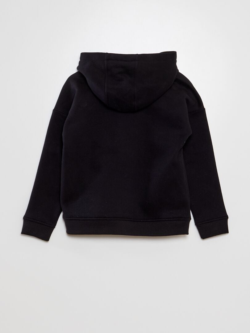 Sudadera de chándal con capucha - NEGRO