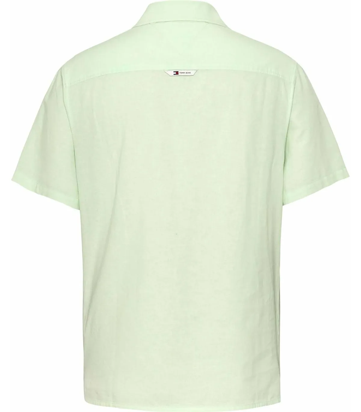 Tommy Jeans Linen Blend Camp Camisa Hombre