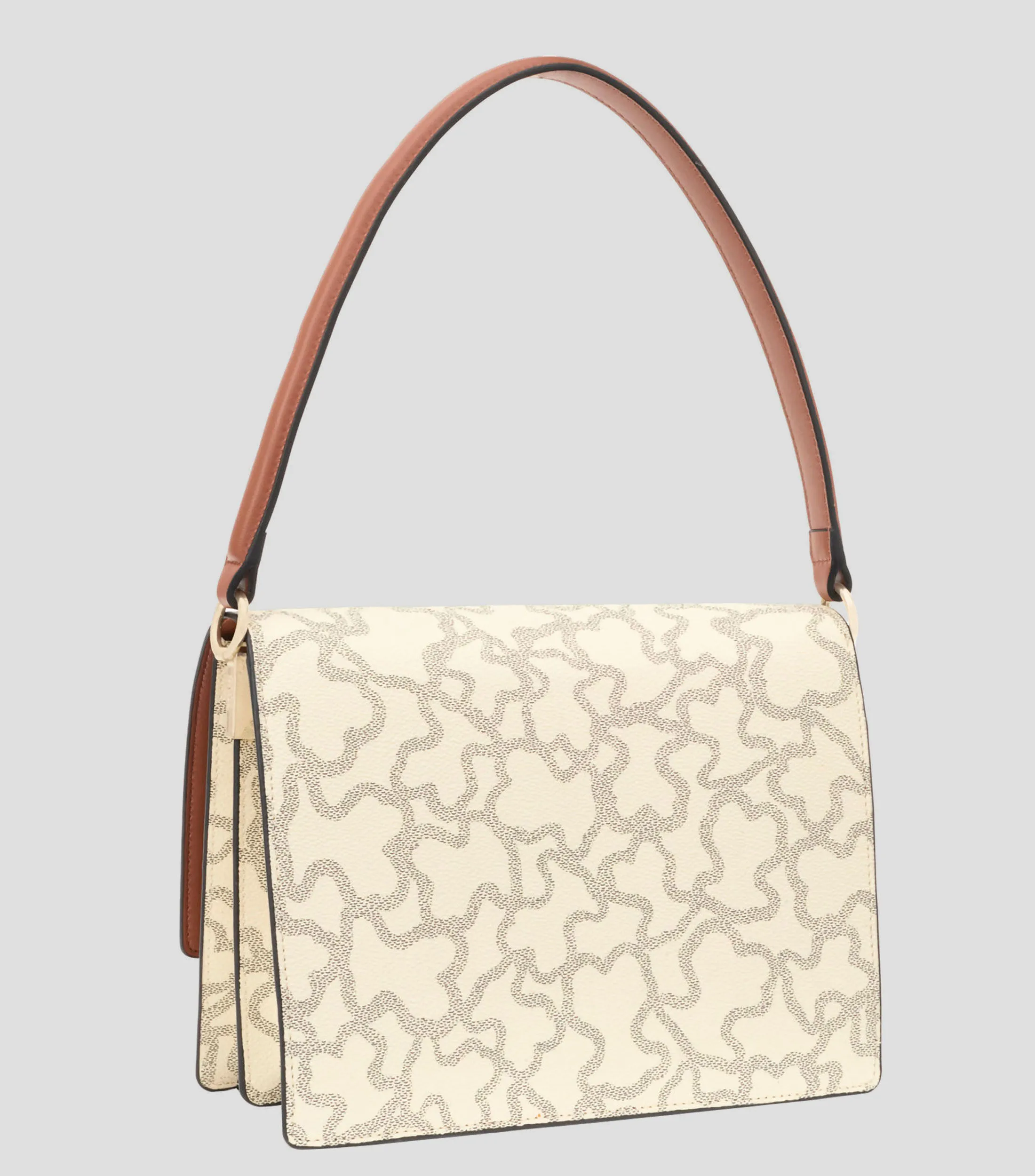 Tous Bolso crossbody beige Kaos Icon monogram Mujer