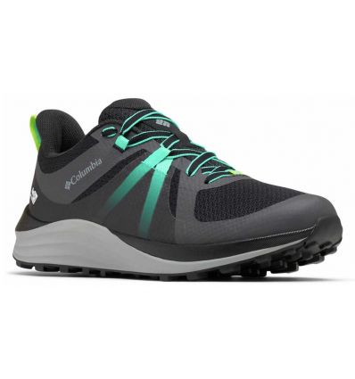 Zapatilla de trail Columbia Escape™ Pursuit Outdry™ (negro, turquesa eléctrico) Mujer