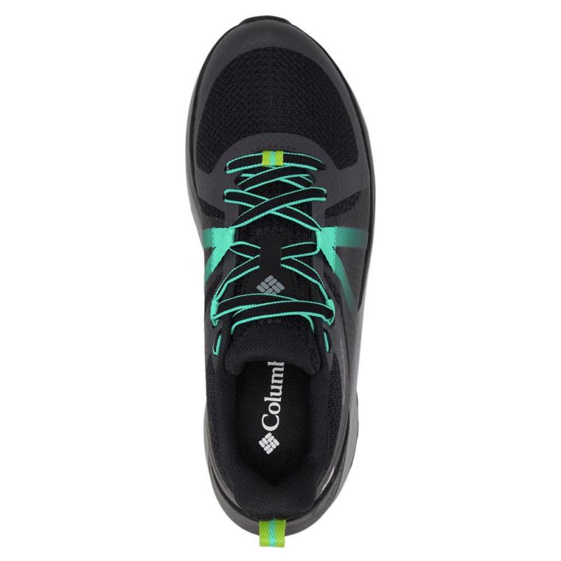 Zapatilla de trail Columbia Escape™ Pursuit Outdry™ (negro, turquesa eléctrico) Mujer