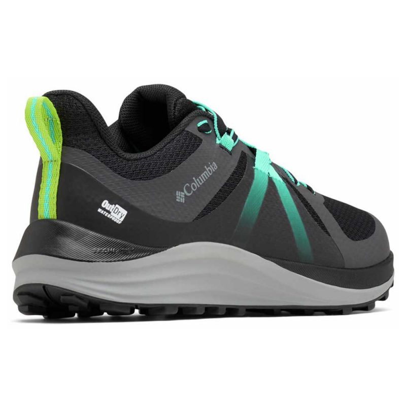 Zapatilla de trail Columbia Escape™ Pursuit Outdry™ (negro, turquesa eléctrico) Mujer